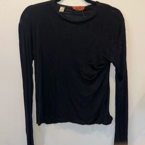 Missoni Silk sheer layer long sleeve t-shirt goth 🖤 emo